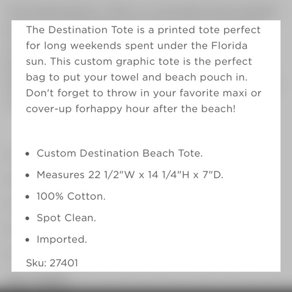 Lilly Pulitzer Destination Avalon Terry Tote - Picture 3 of 10